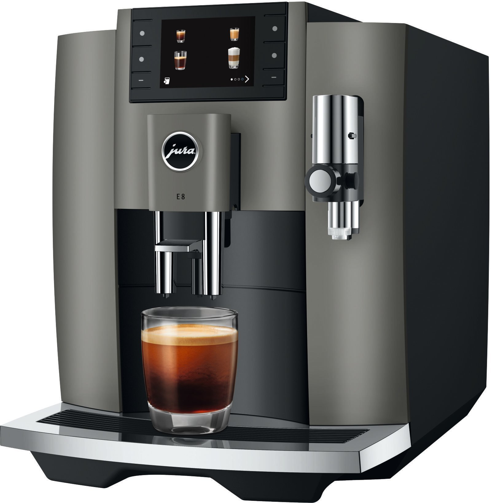 E8 Dark Inox (EC) Kaffeevollautomat