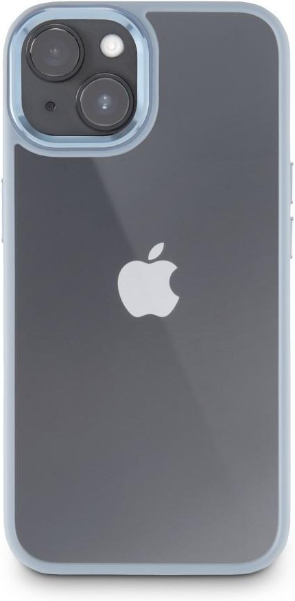 Handyhülle "Cam Protect" für Apple iPhone 15, durchsichtig, Blau (00136008)