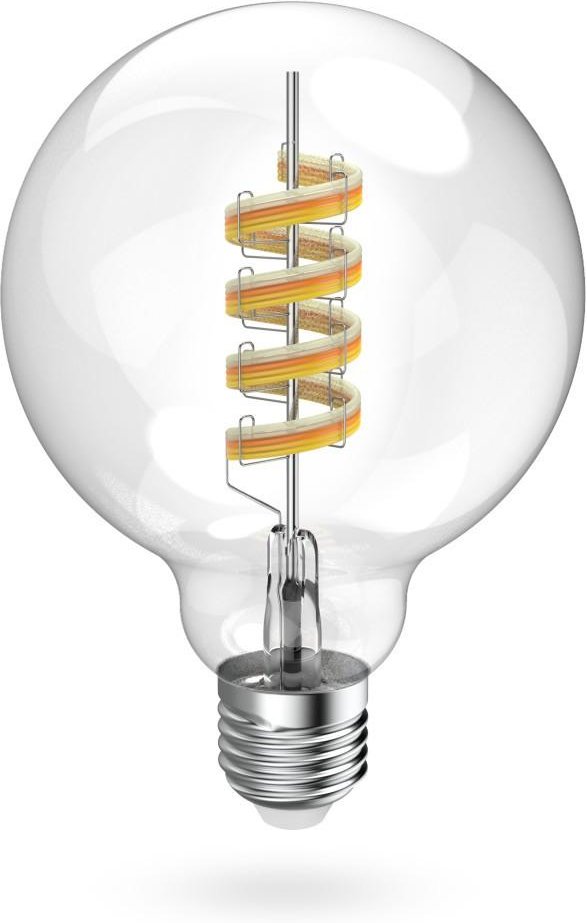 Smarte Lampe E27, LED, Matter, Filament Globe G95, RGBW, dimmbar, mit App (00176644)