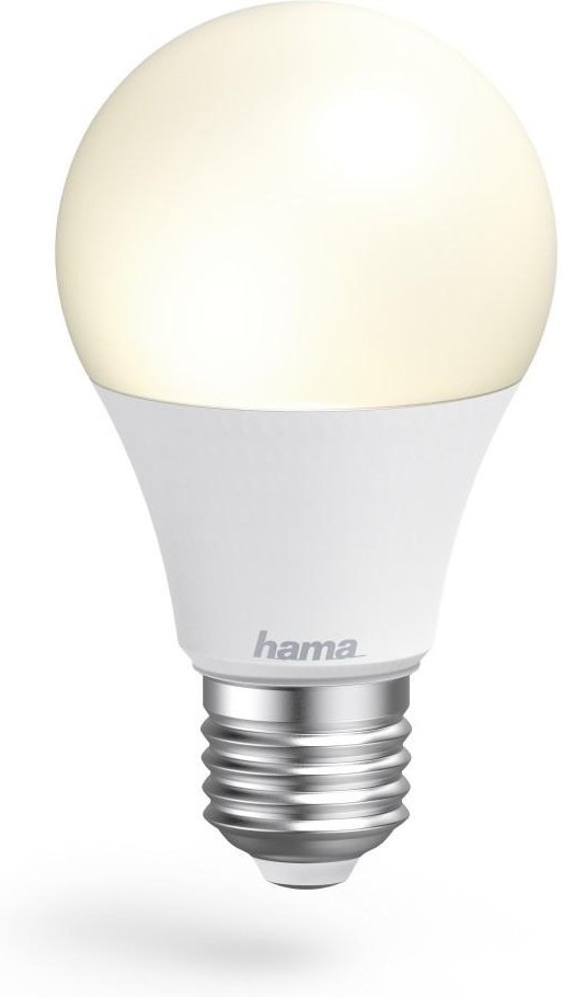 WLAN-LED-Lampe, E27, 10W, dimmbar, Birne, für Sprach-/App-Steuerung, Weiß (00176584)