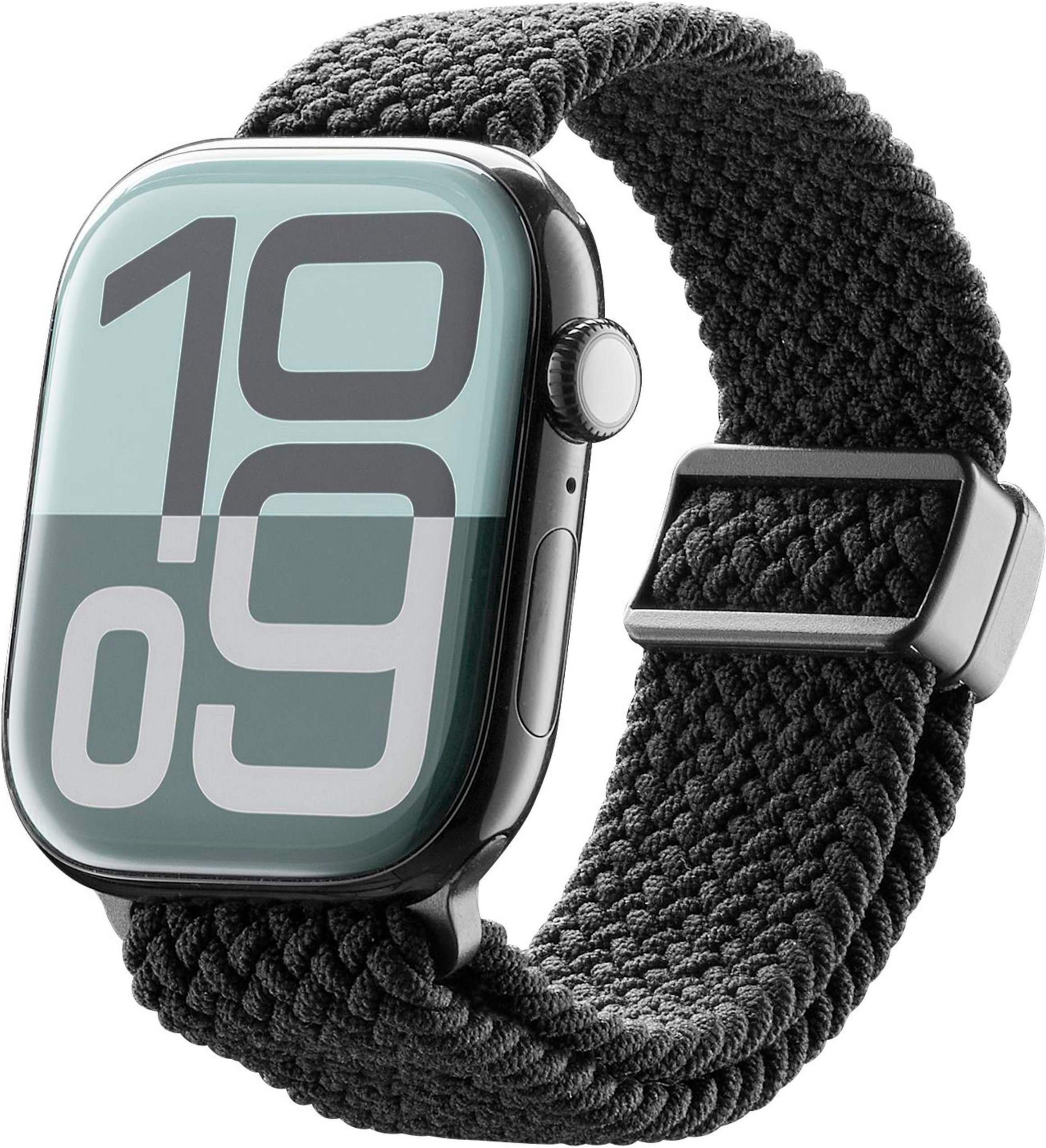 Soft Band für Apple Watch 38/ 40/ 41/ 42mm (Serie 10) Nylon Black