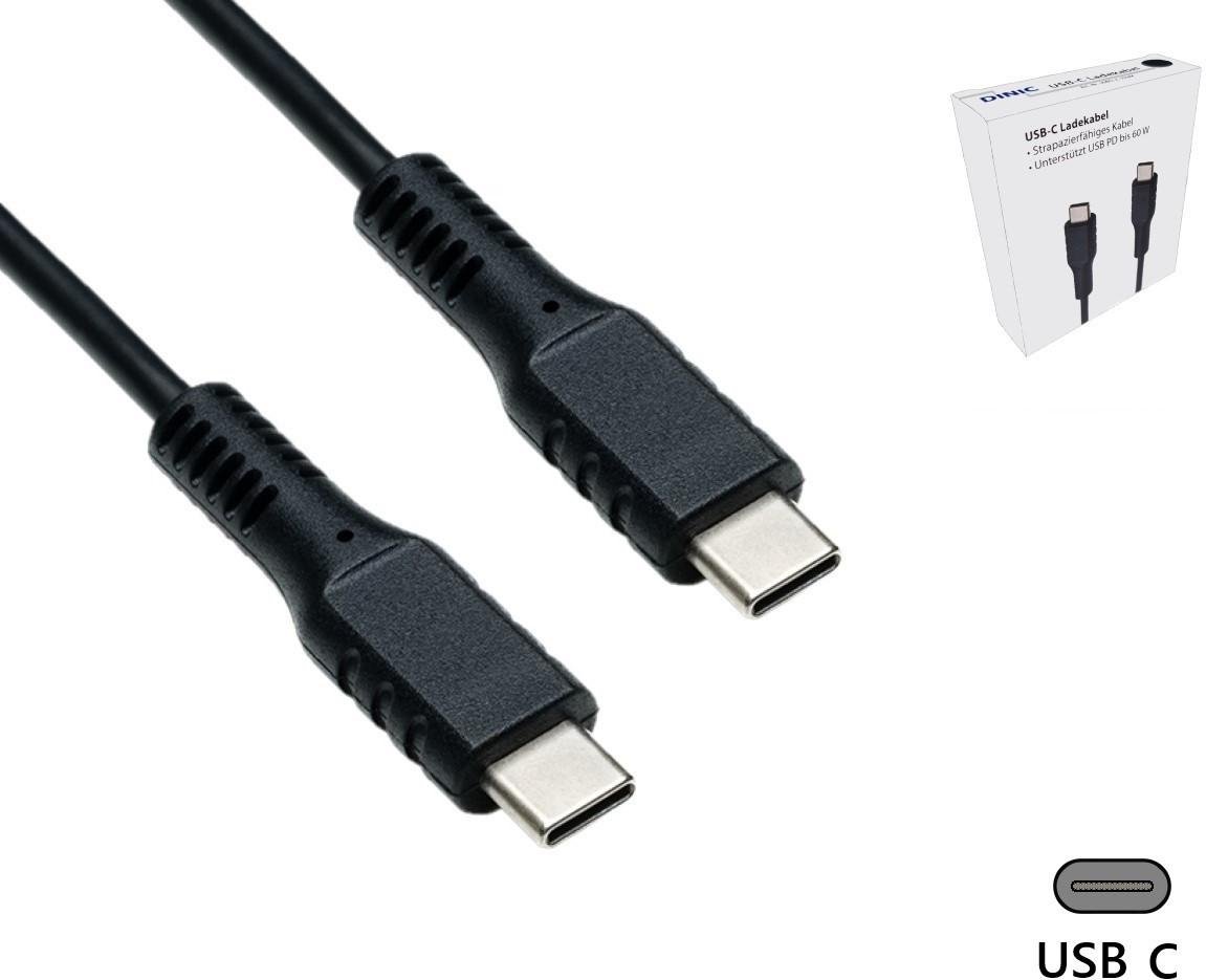 USB-C Ladekabel, 1,5 m, Schwarz