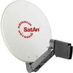 CAS70 weiß Satellitenschüssel 60 cm mit Twin LNB