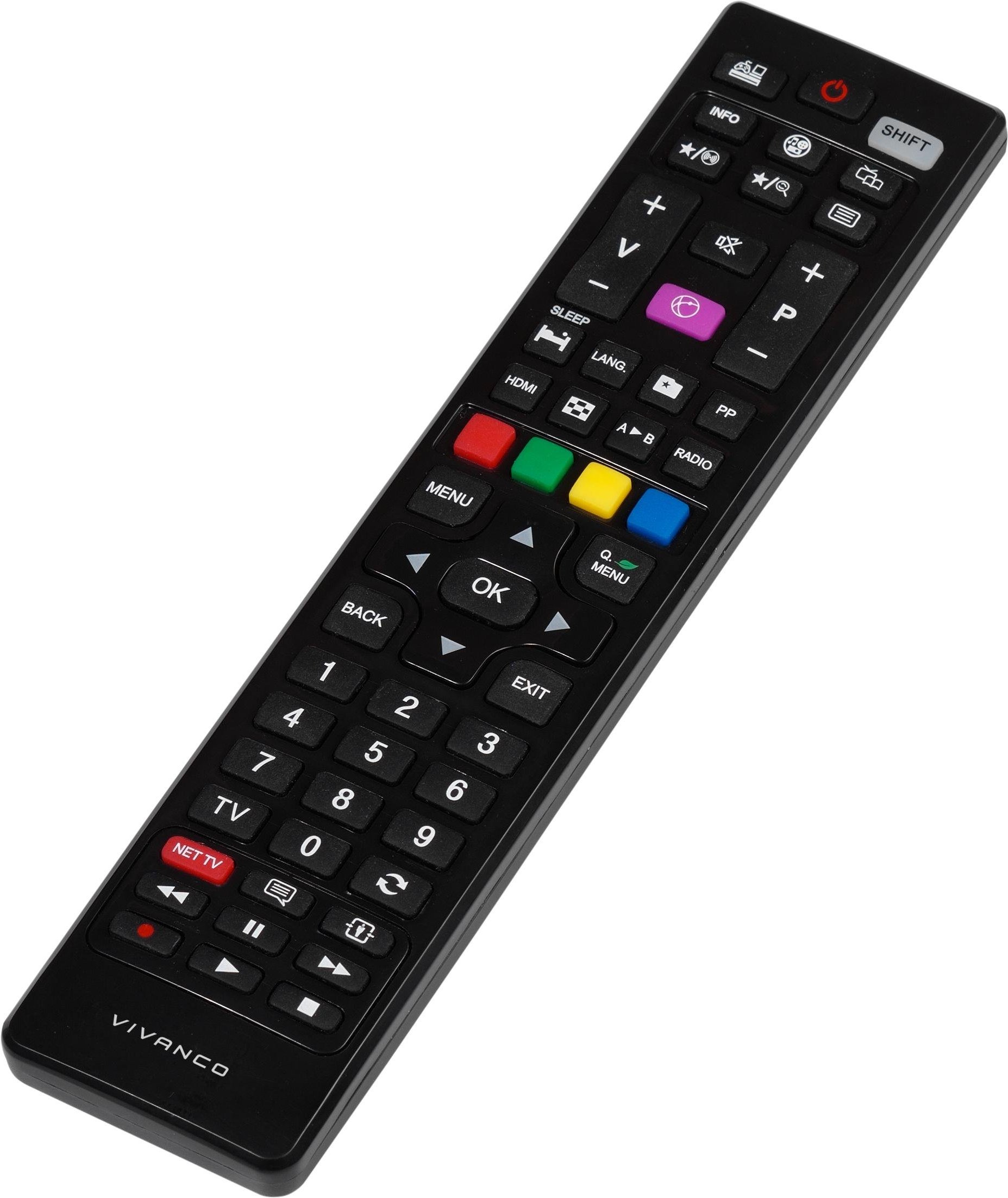 Ready-to-use Ersatz-Fernbedienung für Telefunken, Vestel etc. (39779)