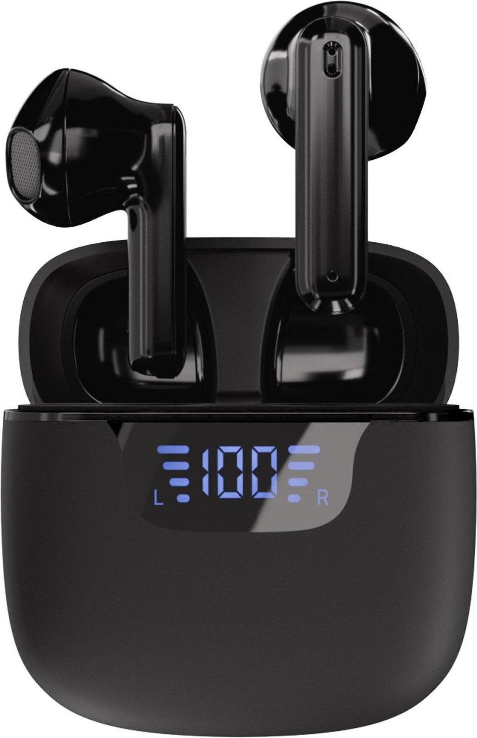 Bluetooth® Union Pair TWS Digital-Display Headset schwarz (63991) In-Ear Kopfhörer