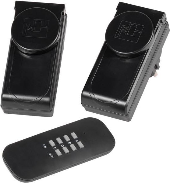 Outdoor Funksteckerset 2-fach, 1.000W (37671)