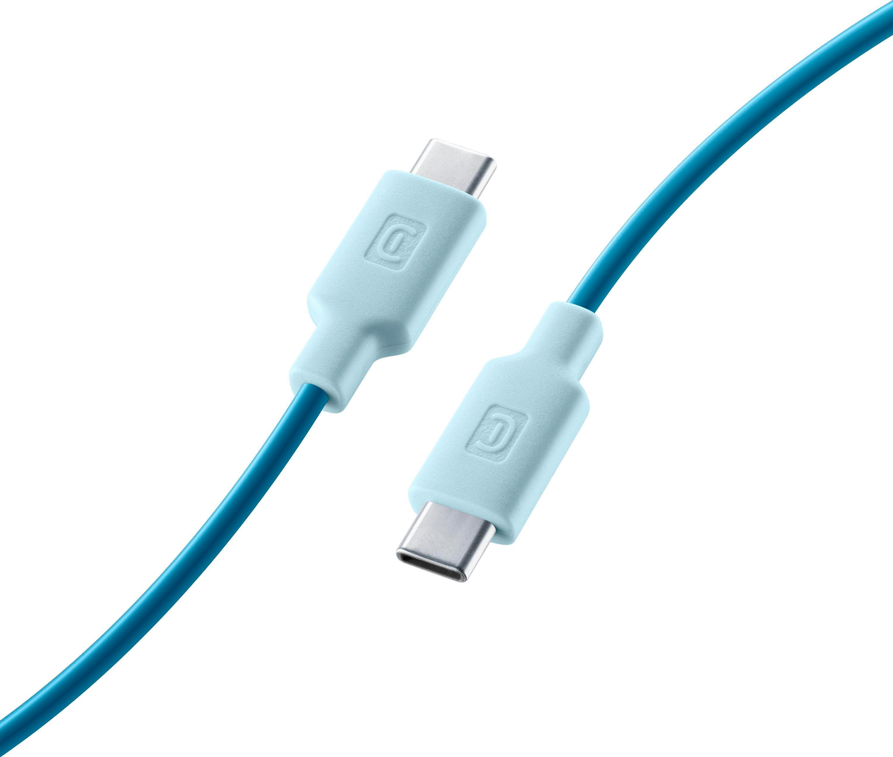 Style Color Data Cable USB Typ-C/ Typ-C 1 m Blue (60461)