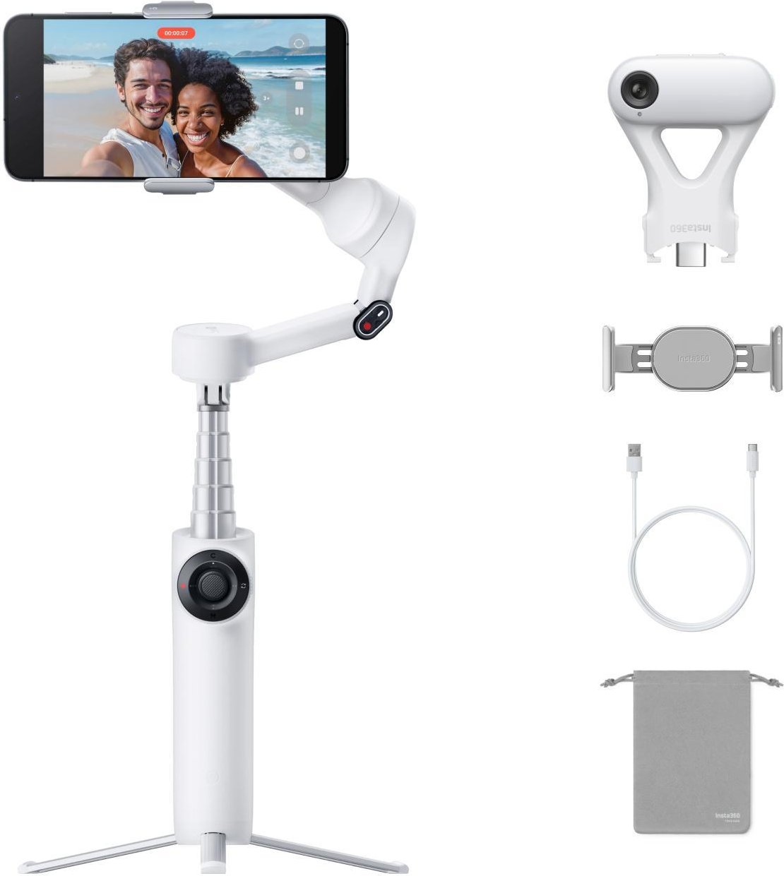 Gimbal Flow2 Ai Tracker weiß