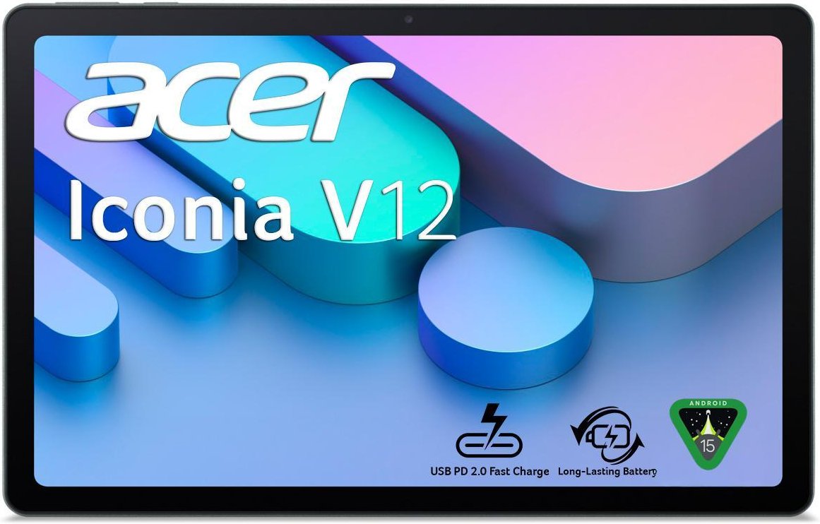 Iconia V12, Mist Green, 12 Zoll, WUXGA, IPS, Touch, 8 GB, 256 GB eMMC, MediaTek MT8781