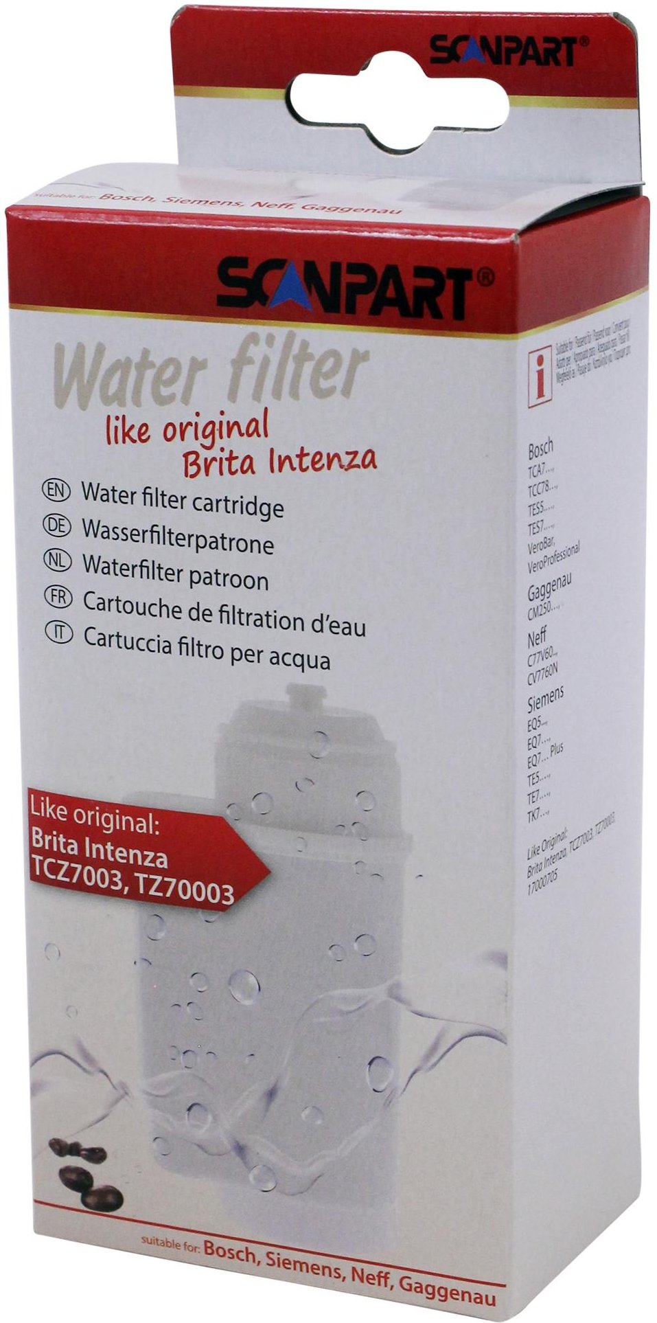 Wasserfilter Kartusche für Brita Intenza