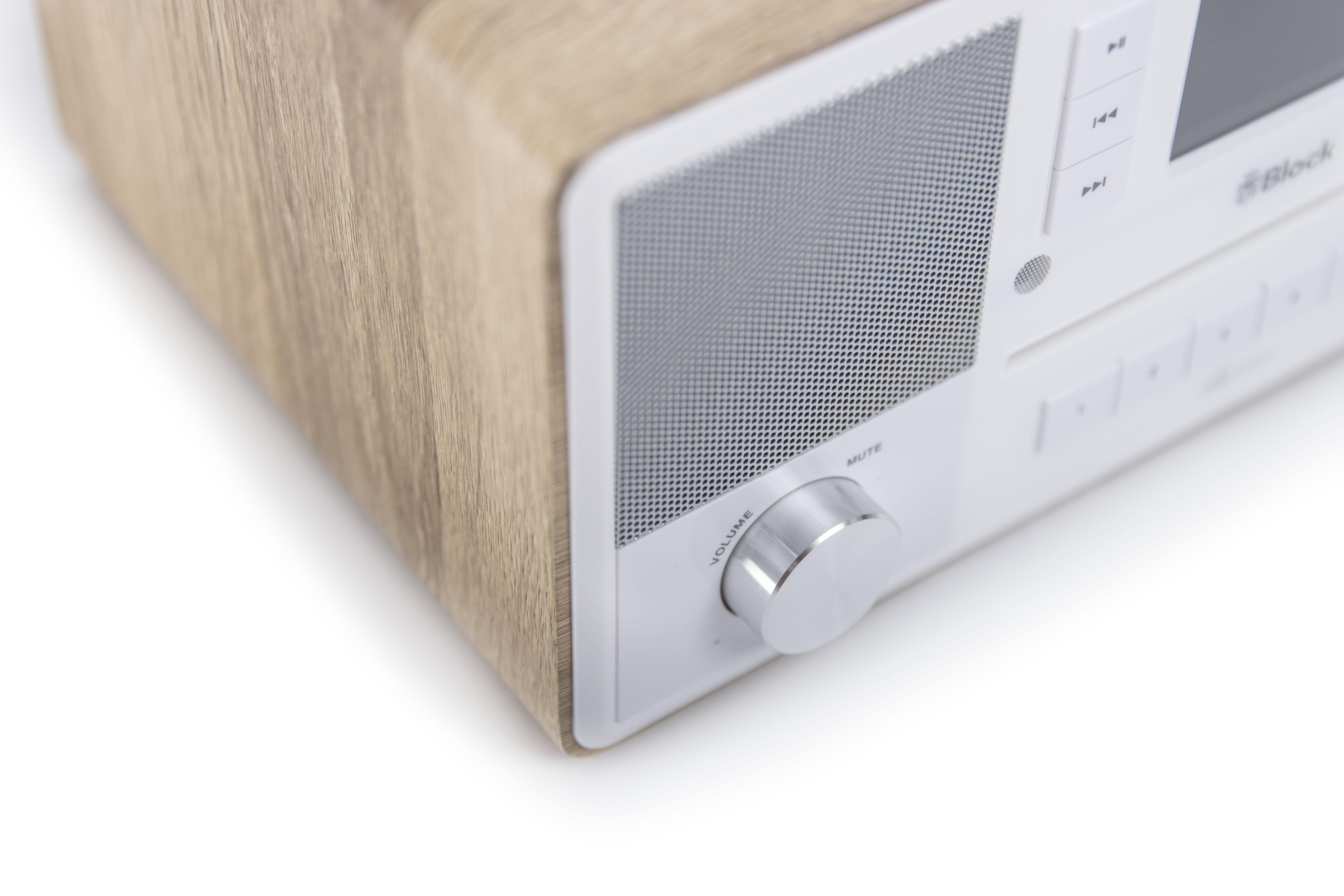 DAB+ Internetradio mit CD-Player AURORA Smartradio walnuss