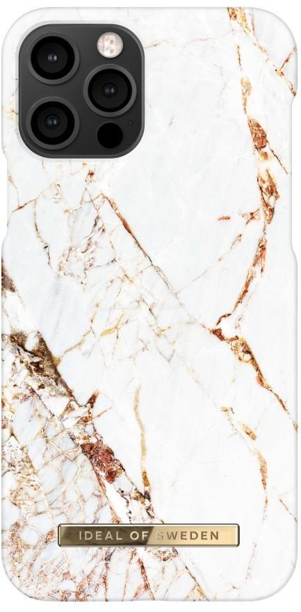 Cover "Fashion Case" für Apple iPhone 12/12 Pro, Carrara Gold (00216645) Handyhülle