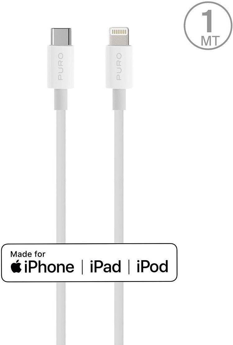Plain Cable USB-C 2.0 to Lightning, Weiß