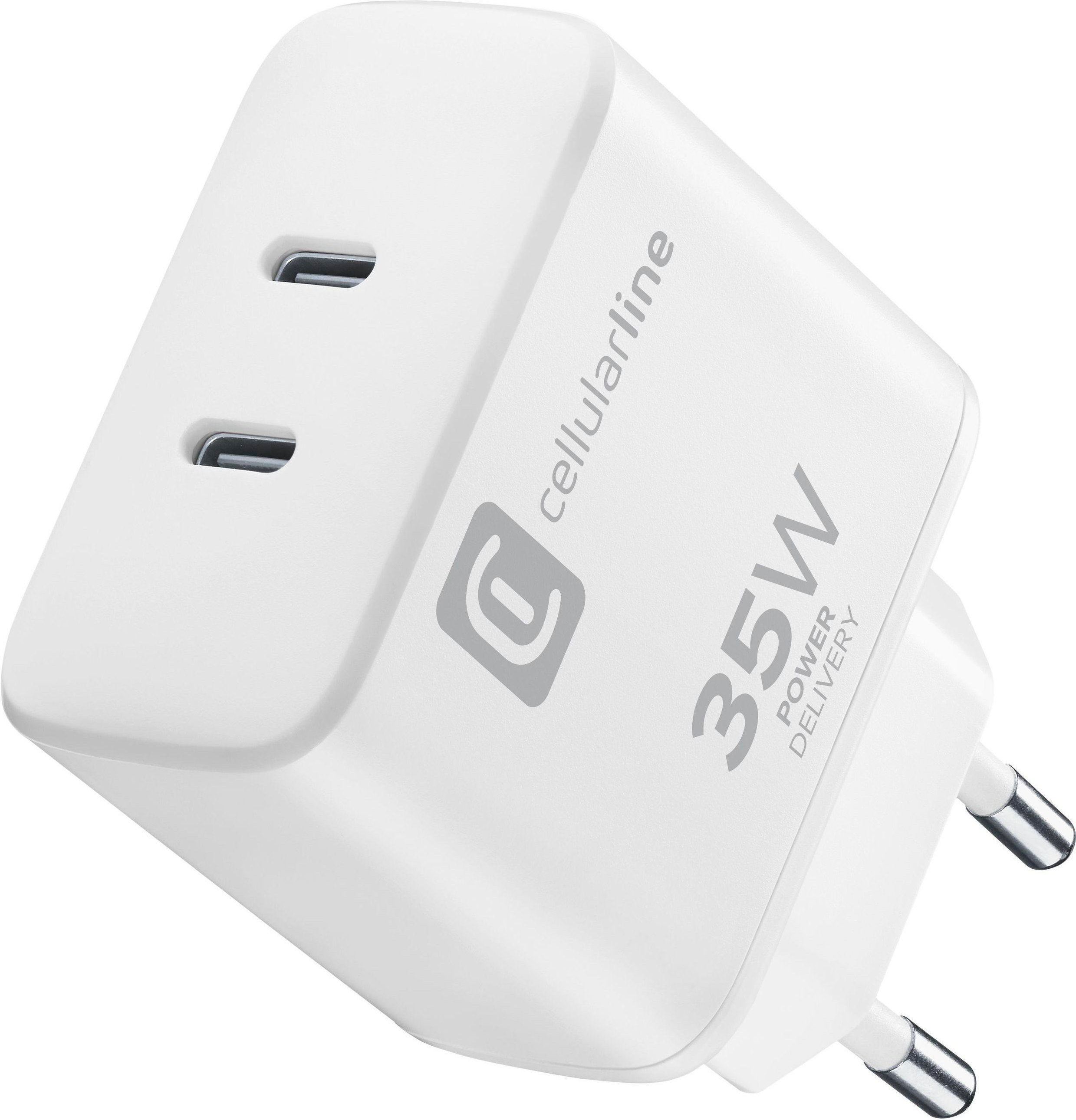 Dual Port Travel Charger 35W White (60125)