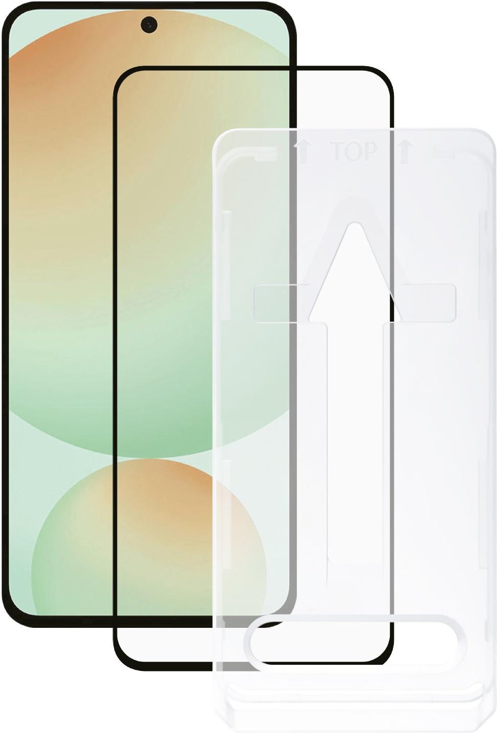 FullScreen Displayschutzglas für Galaxy S24 FE, Easy Applikator Installation (64347)