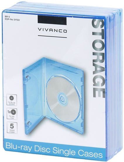 Blue-Ray Case BR 5, 5er Pack (31722)