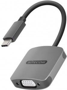 Adapter "CN-371", USB-C 3.1-Stecker auf VGA-Buchse, Schwarz (00190968)