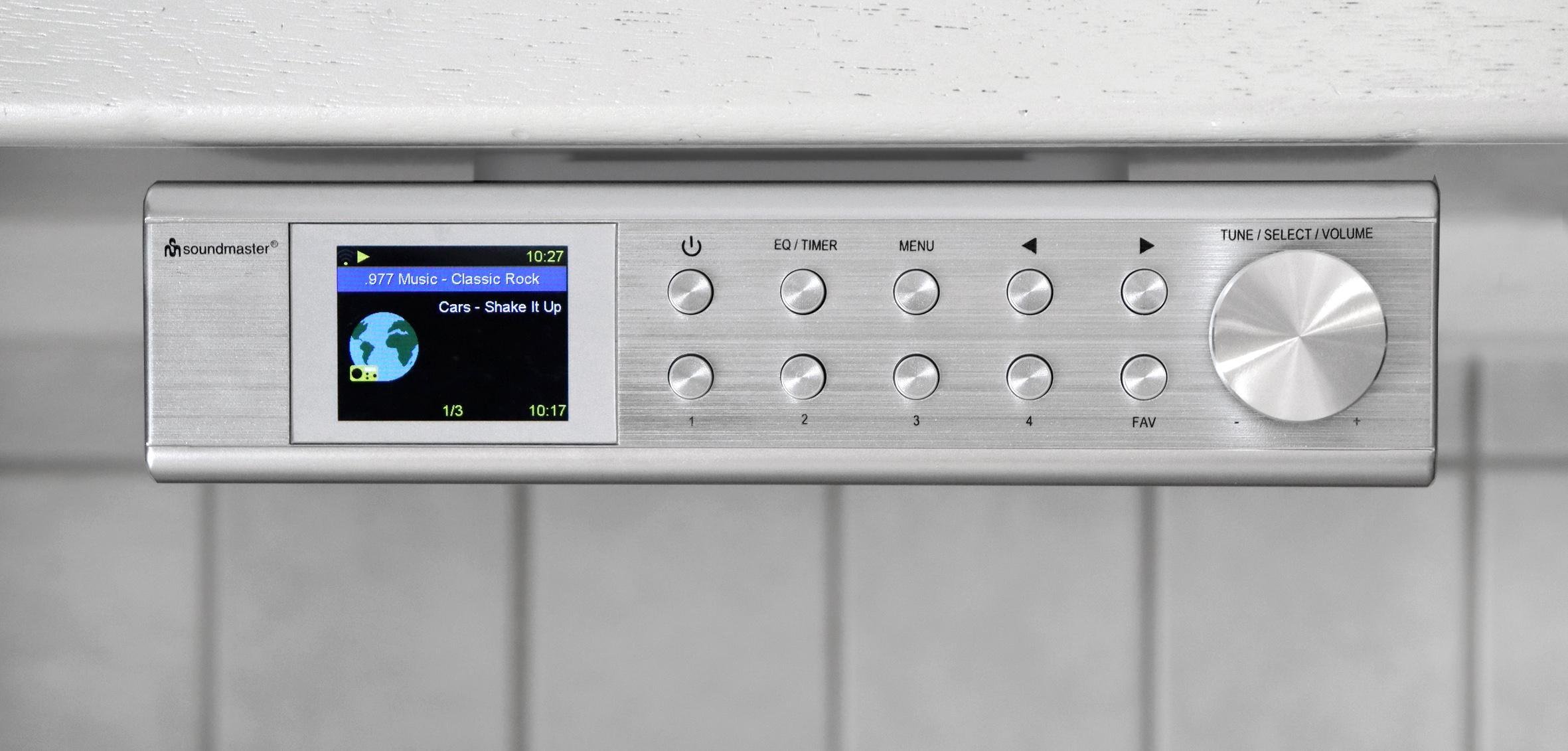 Thumbnail - IR1500 Silber Internet/DAB+ Küchenunterbauradio mit Bluetooth®
