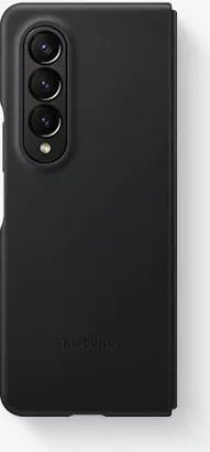 Leather Cover for Galaxy Z Fold4 schwarz Handyhülle
