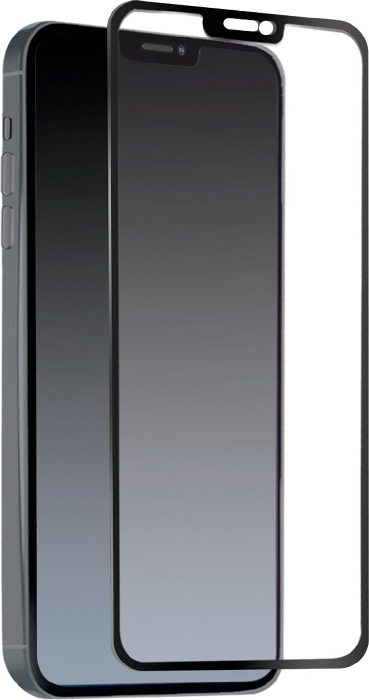 Glas Displayschutz Full Cover für iPhone 12/12 Pro Schwarz (TESCRFCIP12M)