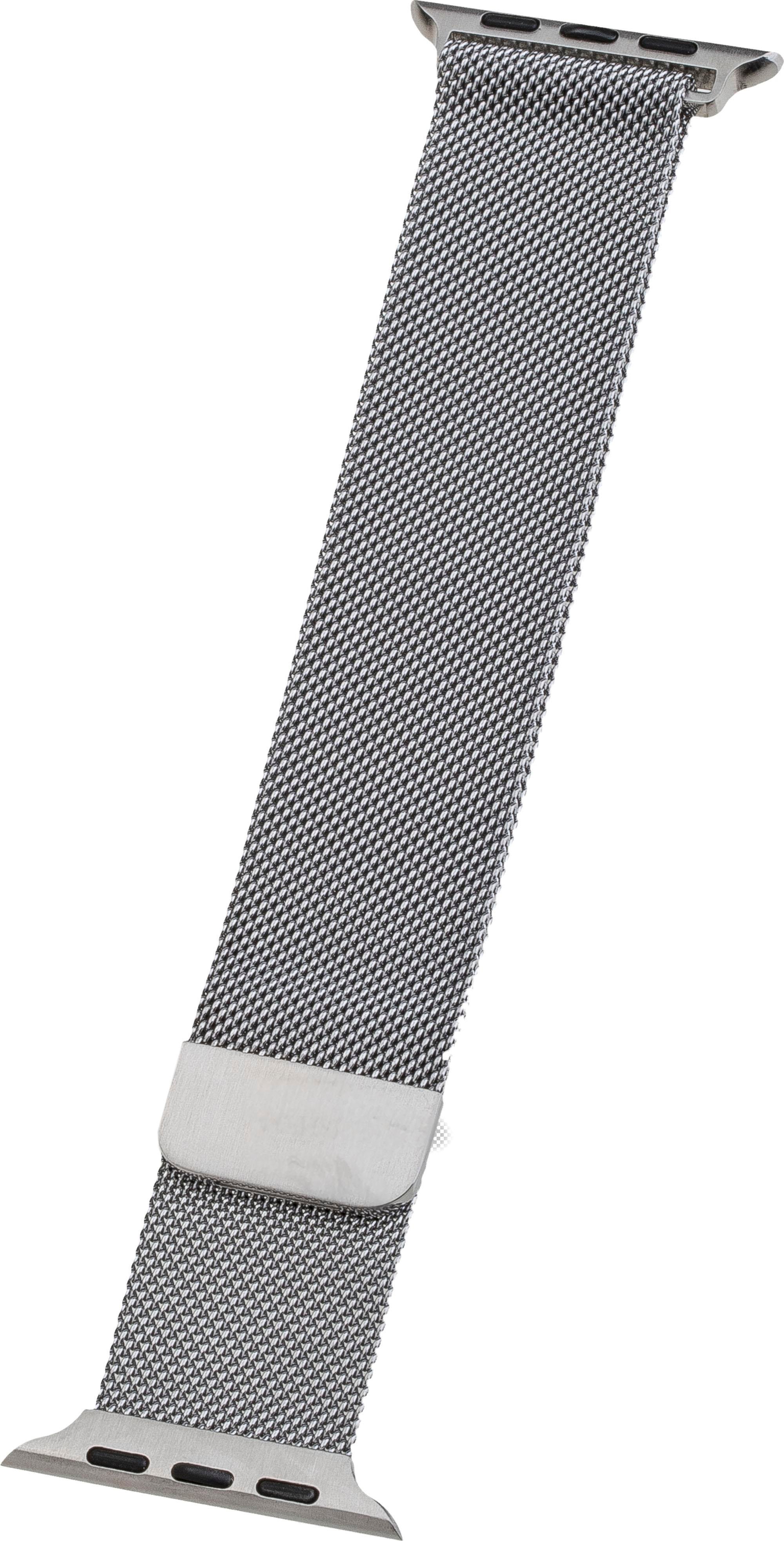 Watch Band für Apple Watch Ultra 49mm/ Watch 45/44mm (Series 4-11)/42mm(Series 1-3) Milanaise Silver