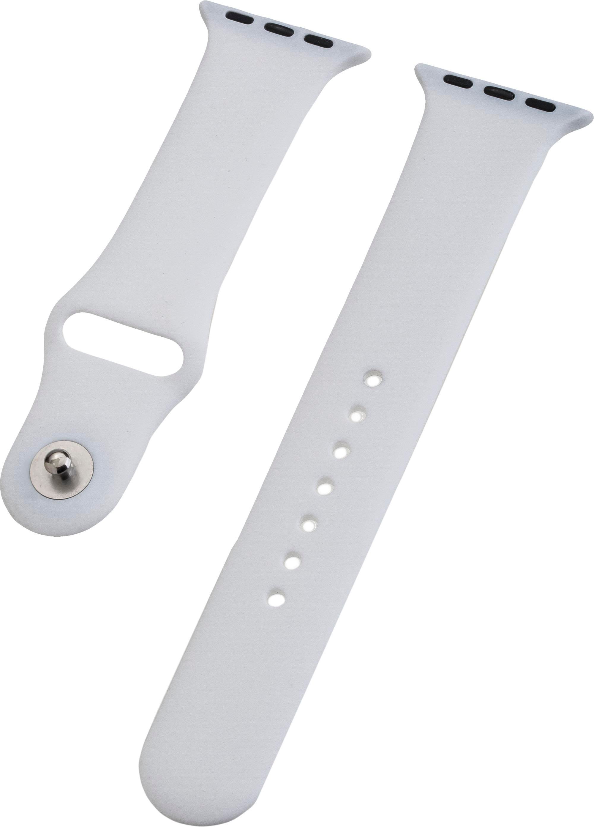 Watch Band für für Apple Watch 41/40mm (Series 4 - 10)/ 38mm (Series 1 - 3) Silicon White
