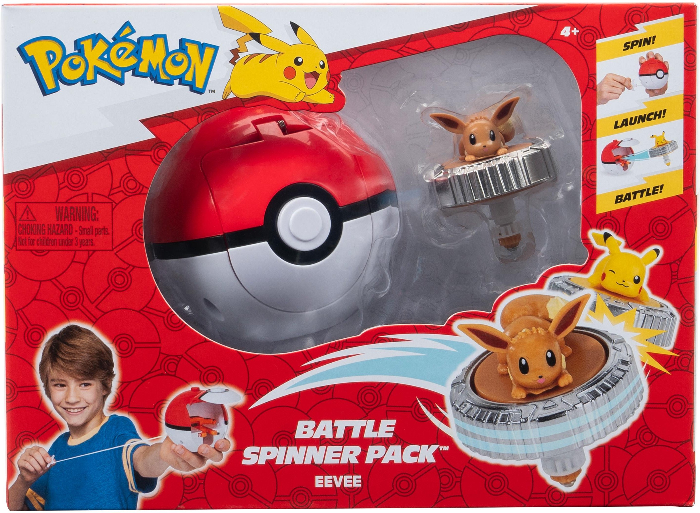 Spielfigur Battle Spinner Evoli Pokéball