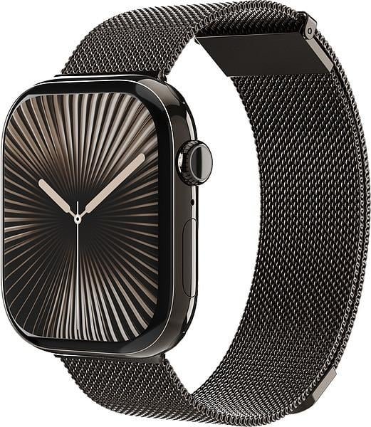 Milanese Loop 2 - Armband für Apple Watch 44 / 45 / 46 / 49mm, Granite Grey