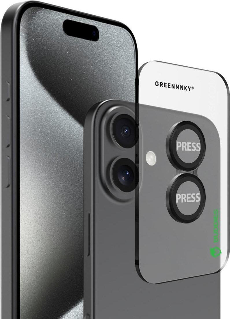 BUDDIES für iPhone 16/16 Plus, Schwarz