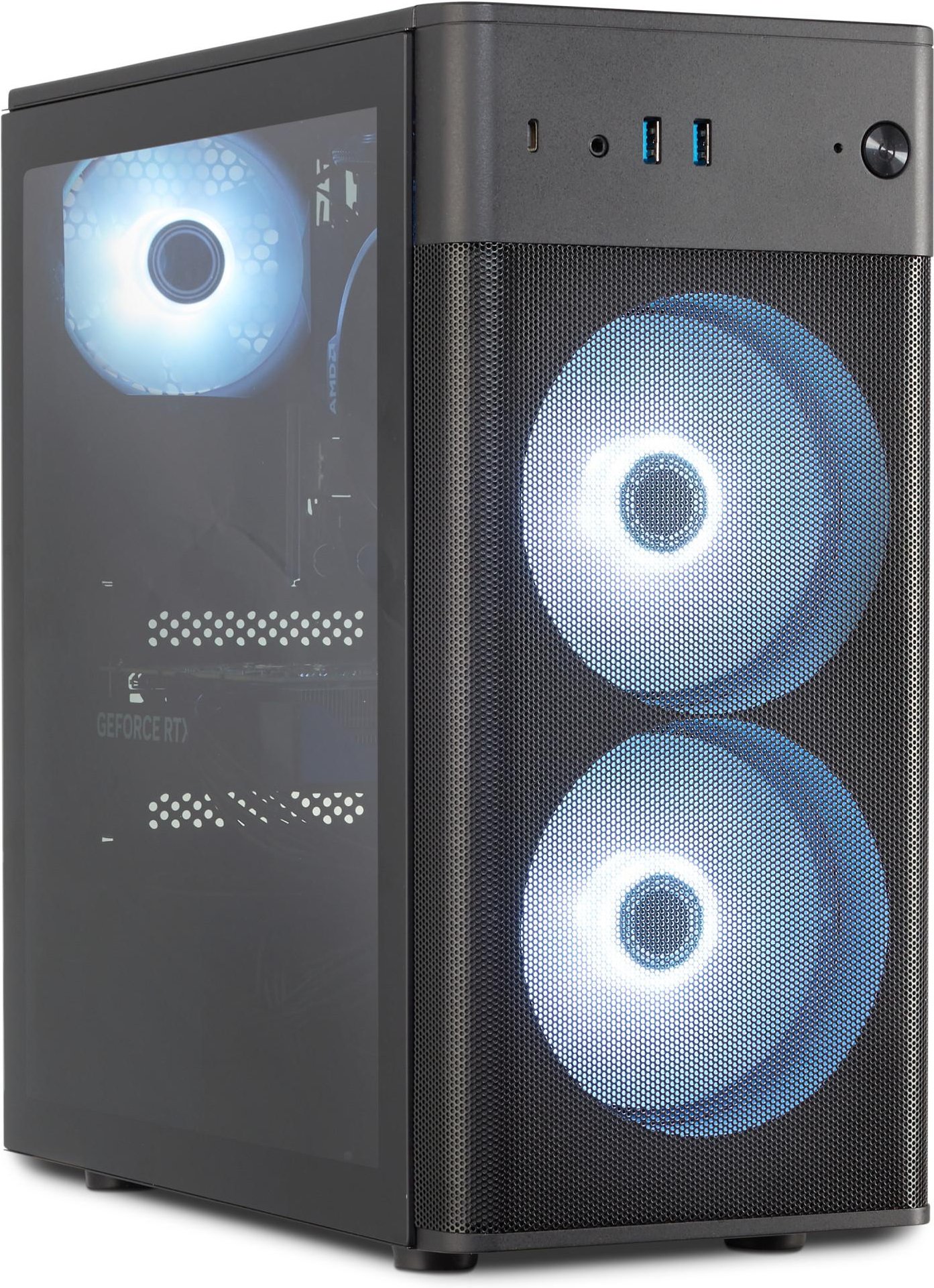 Erazer Recon P45 MD 340057, Schwarz, AMD Ryzen 5 5500, 32 GB, 1 TB M.2 SSD, NVIDIA GeForce RTX 5060