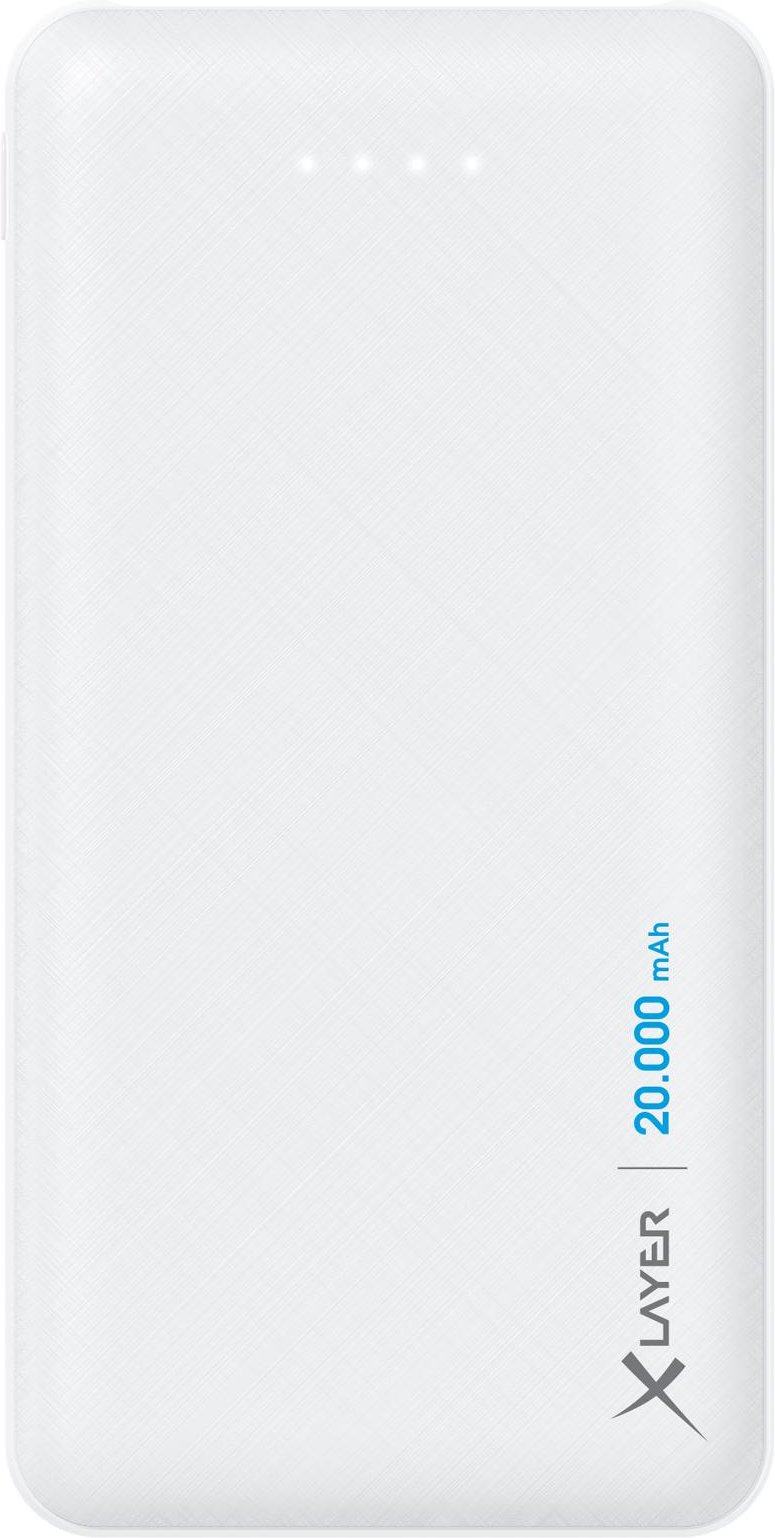 Powerbank Micro weiß, 20.000-mAh