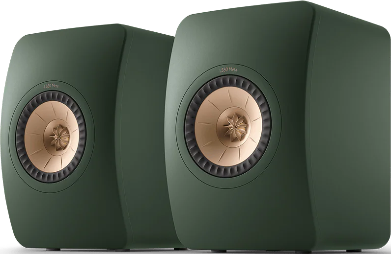 LS50 Meta Moss Green Regal-Lautsprecher