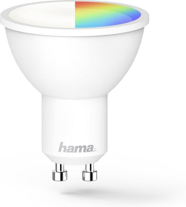 WLAN-LED-Lampe, GU10, 5,5W, RGBW, dimmbar, Refl., für Sprach-/App-Steuerung (00176598)