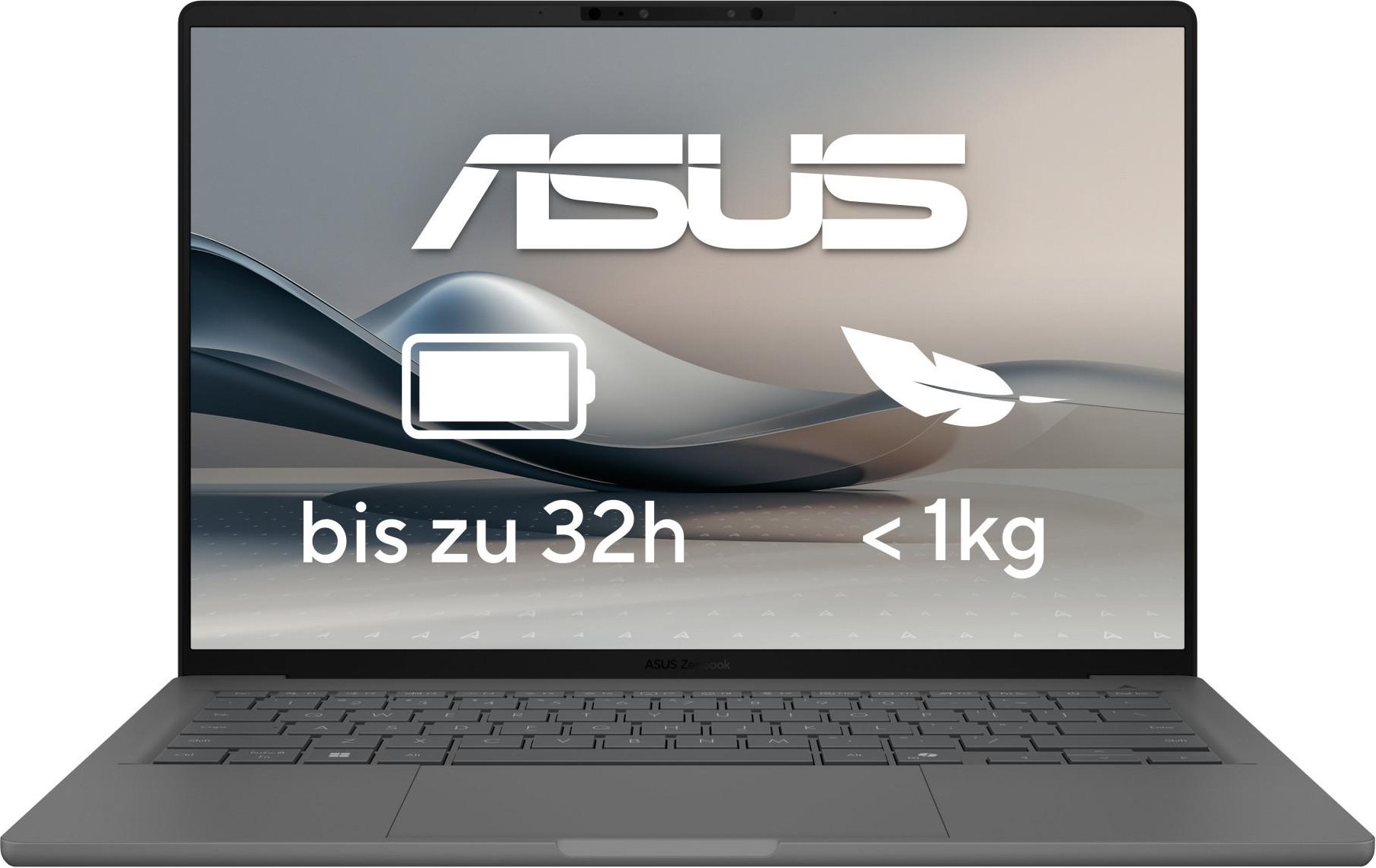 Thumbnail - Zenbook A14, Grau, 14 Zoll, WUXGA, OLED, Snapdragon X, 32 GB, 1 TB SSD, Qualcomm Adreno