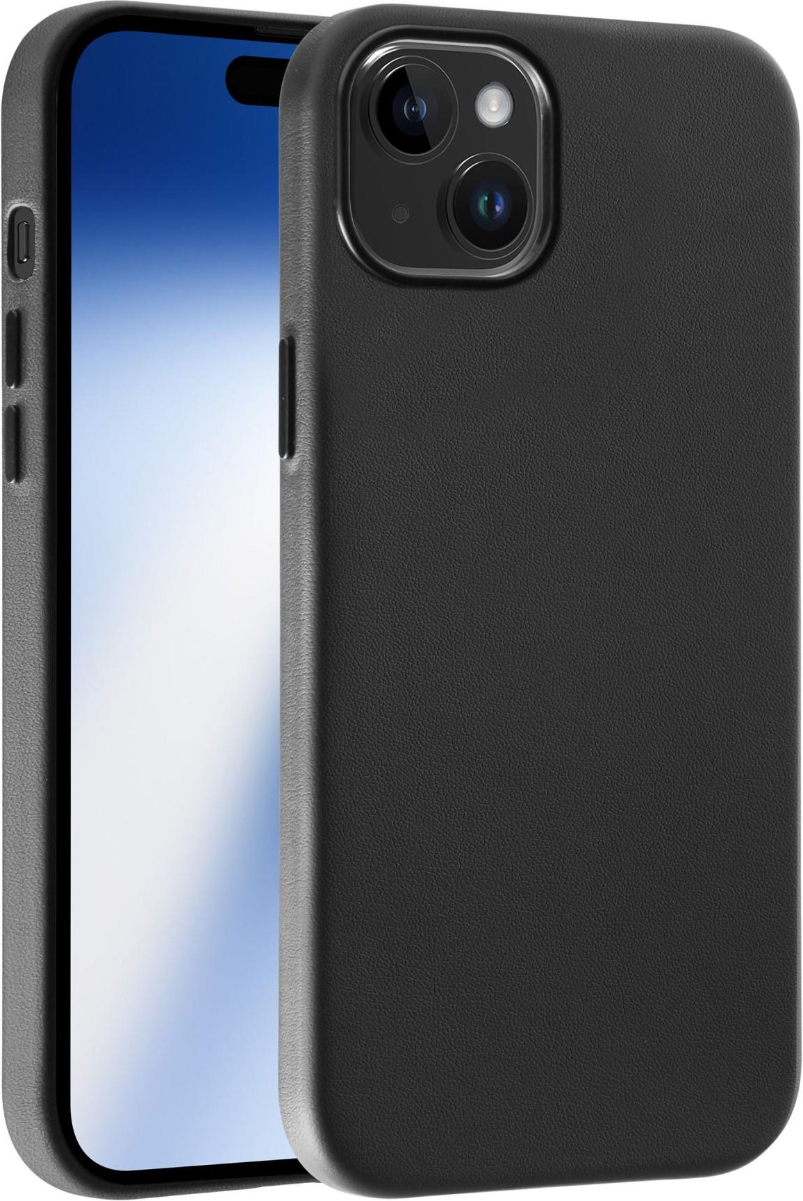 Mag Classic Cover, Magnetic Wireless Charging Support für iPhone 15, schwarz (63885) Handyhülle