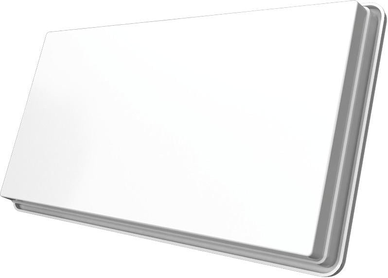 SlimSat SA 61, weiss Satellitenantenne mit Single LNB