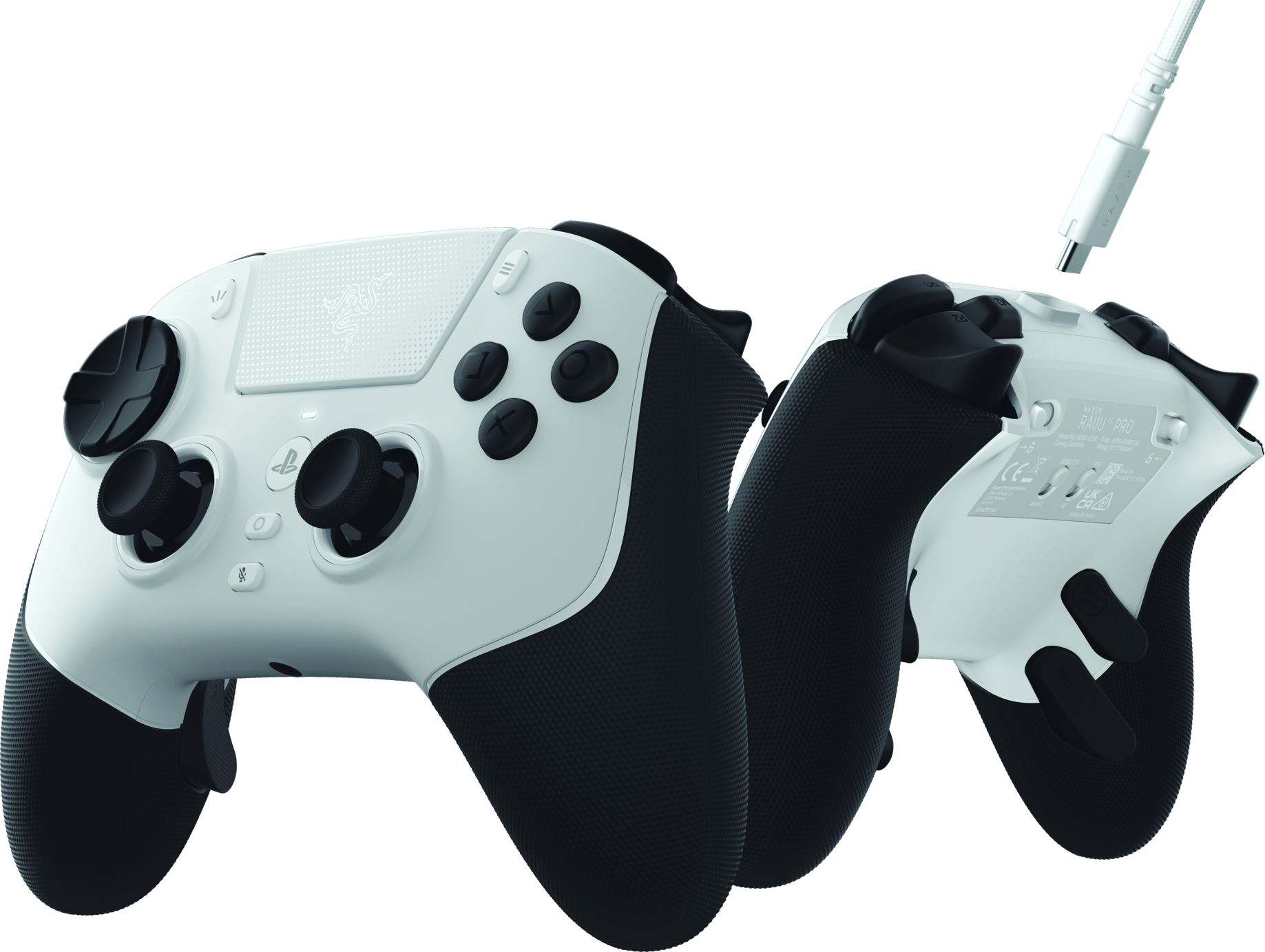 Raiju V3 Pro Kabelloser E-Sport-Controller, Weiß