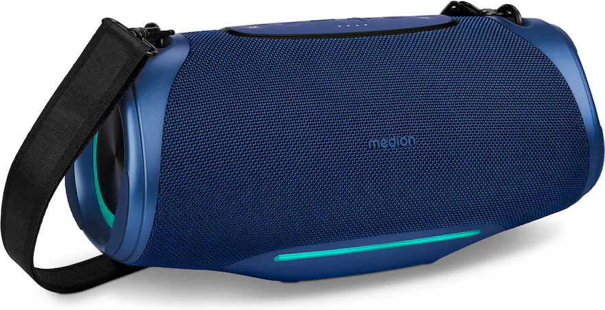 LIFE® P61762 Tragbarer Bluetooth® Lautsprecher L blau