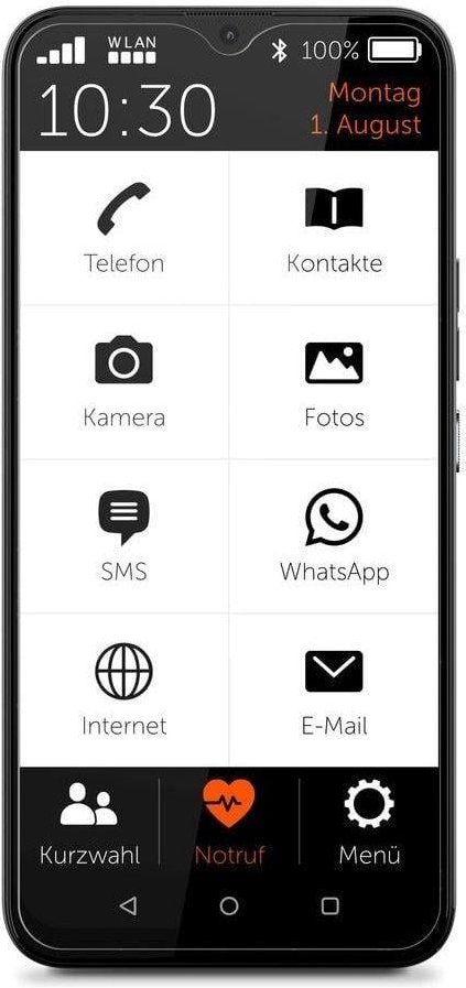 GS5 Senior 64GB Dark Titanium Grey Smartphone