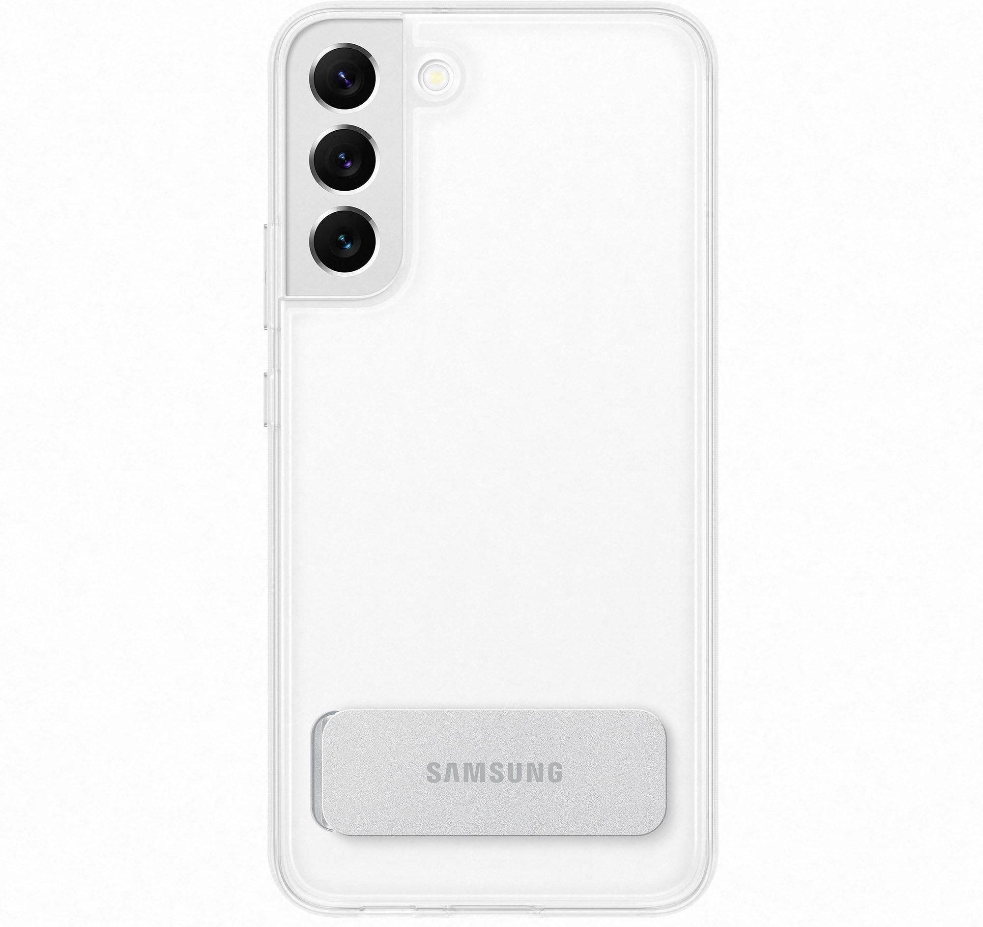 EF-JS906C Clear Standing Cover für Galaxy S22+, Transparent Handyhülle