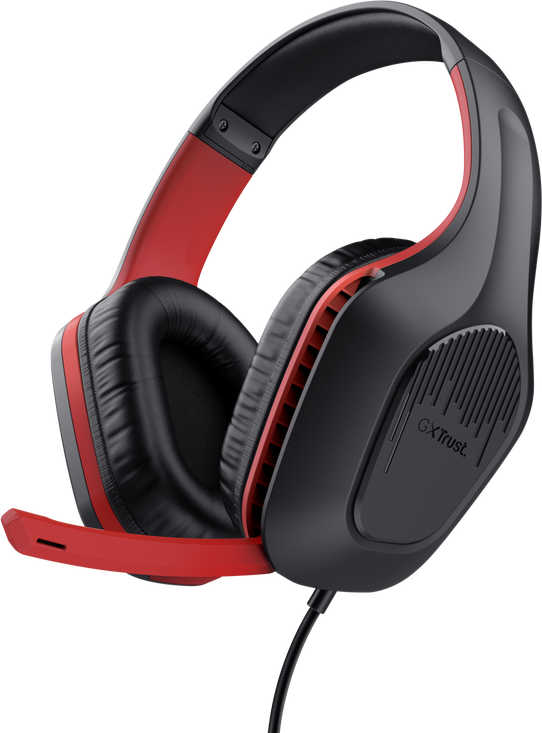 Gaming-Headset GXT 415 Zirox (24995), Switch, Schwarz/Rot