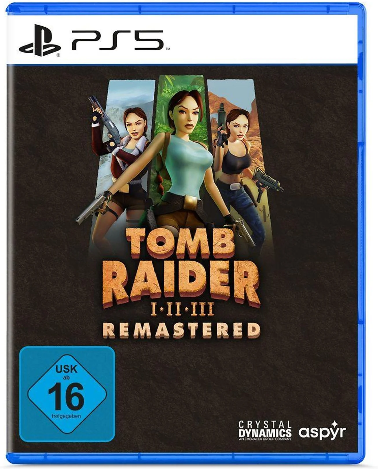 Tomb Raider 1-3 Remastered PS5-Spiel