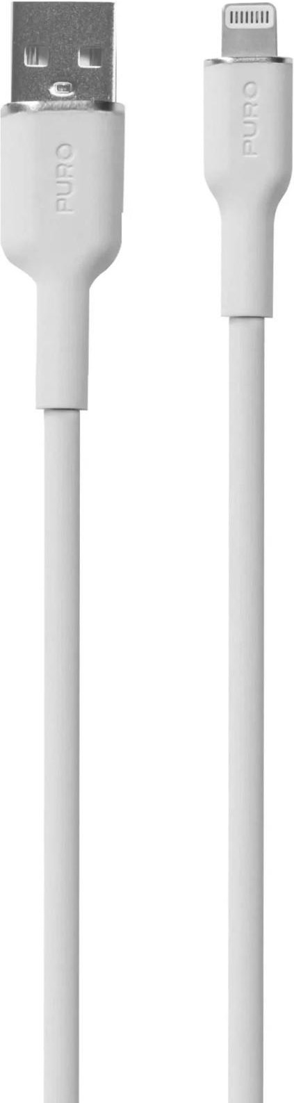 SOFT USB-A zu Lightning Lade- und Synchronisationskabel 1.5m, weiß