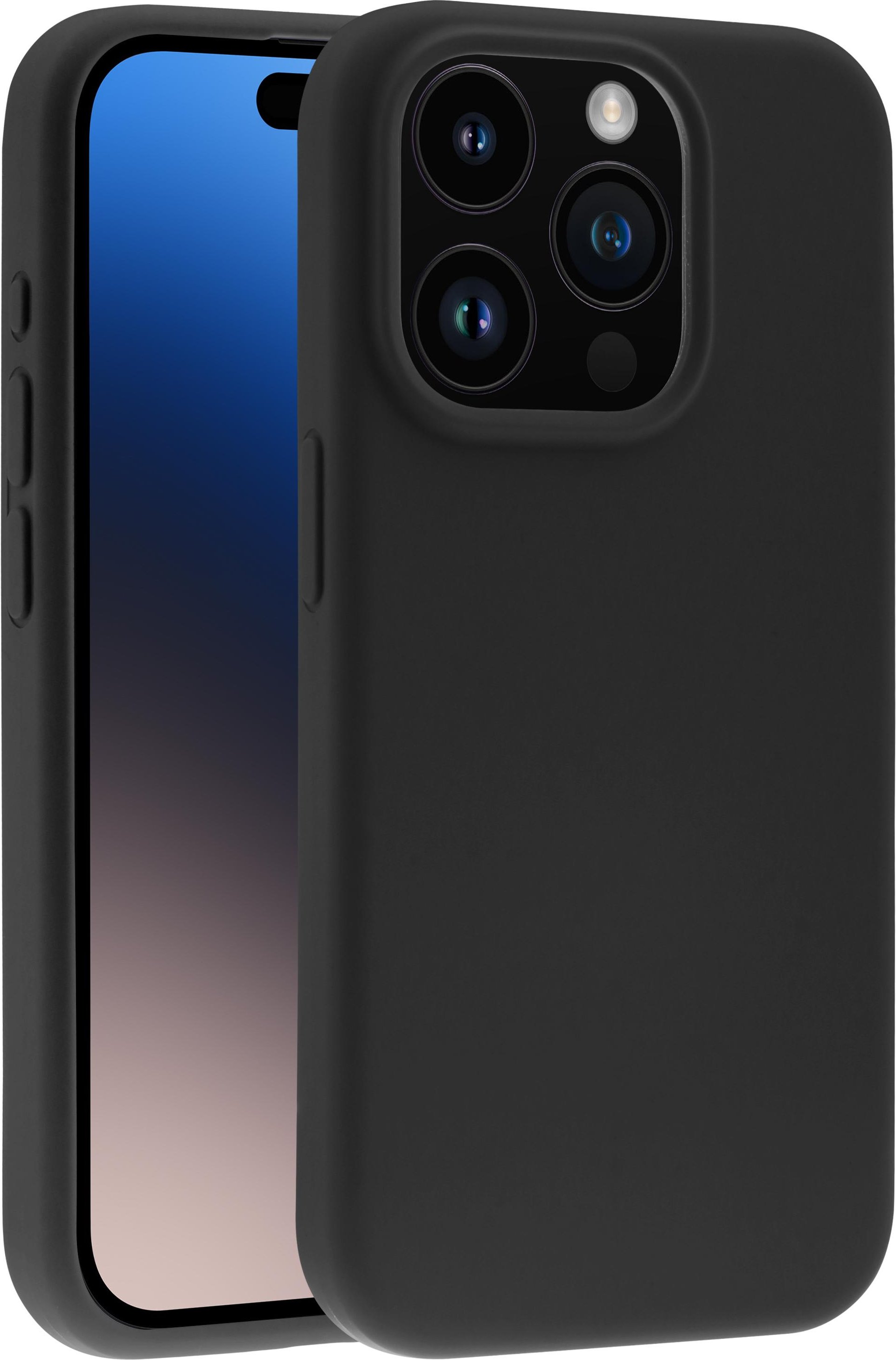 Mag Hype Cover für iPhone 15 Pro, Magnetic Wireless Charging Support, schwarz (63897) Handyhülle