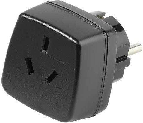 Reisestecker Australien & China, Buchse - Schuko Stecker (28692)