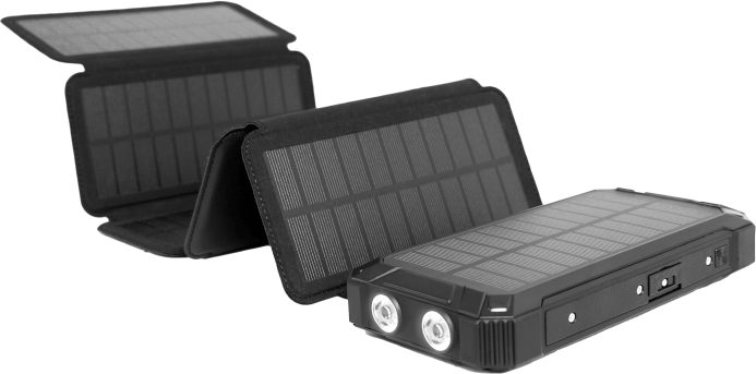 Premium Powerbank Solar, 20.000 mAh
