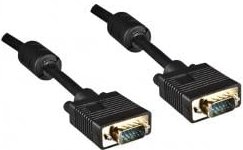 S-VGA Monitorkabel DB15 St. auf St., 2m