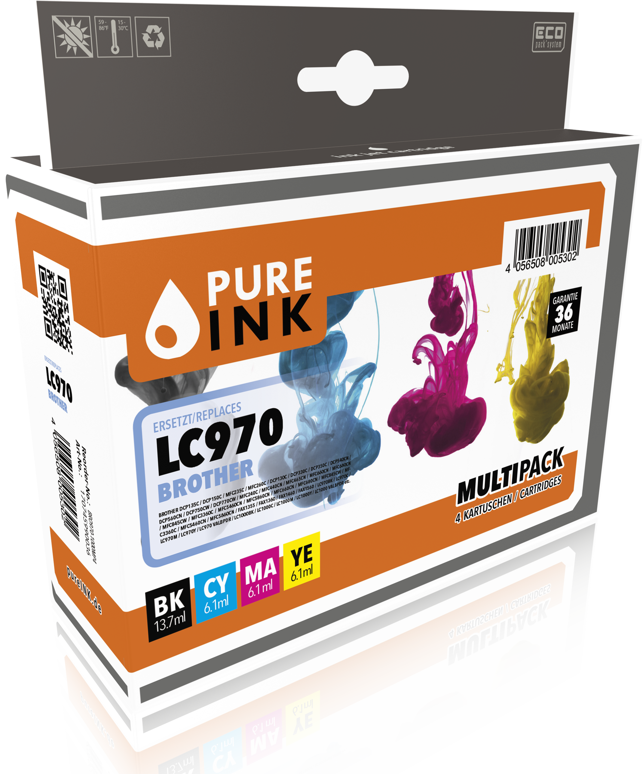 BR970-1000MP4 CMYK Druckerpatrone