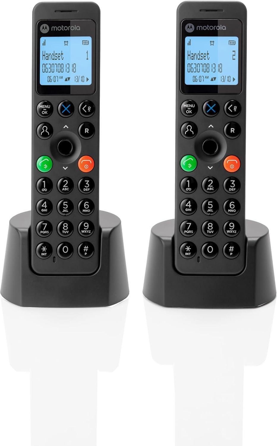 DOT202 Twin, Schwarz Schnurloses Telefon