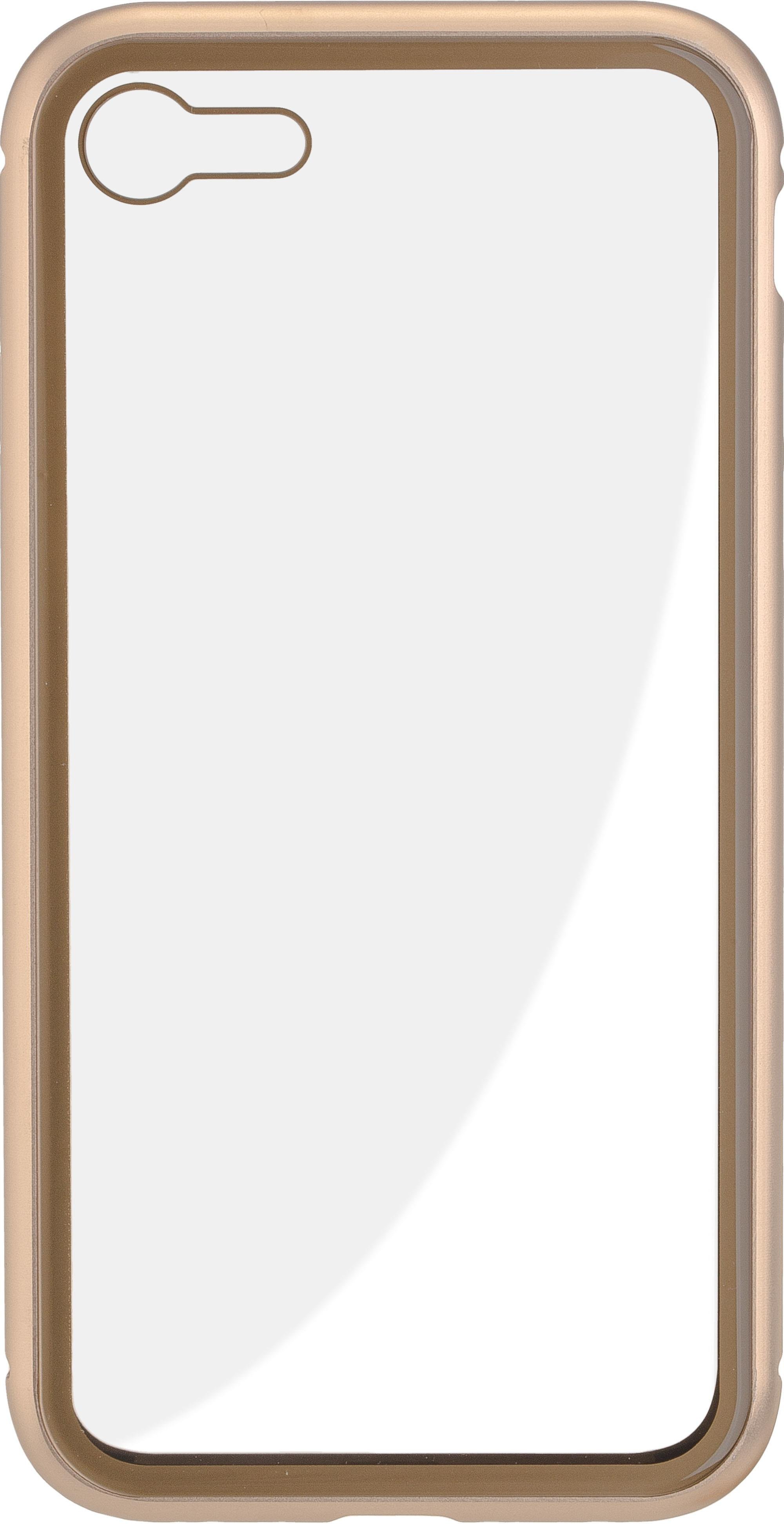 MAGNET COVER Duo Glas für Apple iPhone 7/ 8 Gold Handyhülle